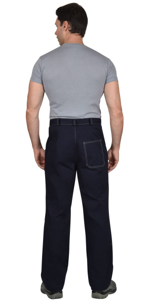 Костюм "Труд" летний: куртка, брюки темно-синий пл. 270 г/кв.м (ЧЗ)