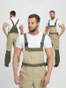 Полукомбинезон Челси CH (тк.Канвас,270), хаки/бежевый