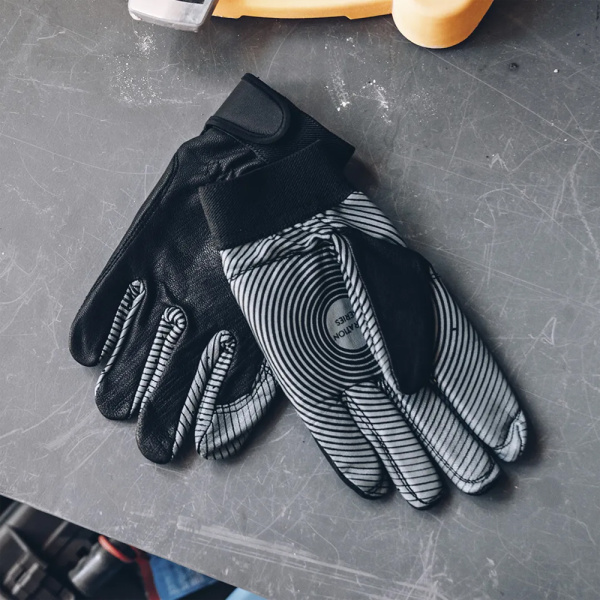 JAV05 Vulcan Light Защитные антивибрационные кожаные перчатки Jeta Safety для работы с инструментом (6 пар в упак)